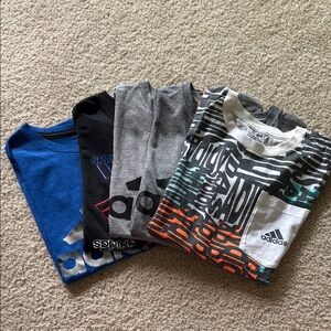 5 brand new Adidas Short Sleeve Tees for kids